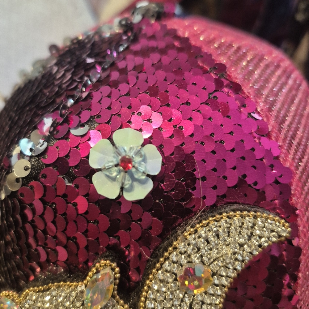 NWT  Sequin Embellished Cap - Picture 6 of 9